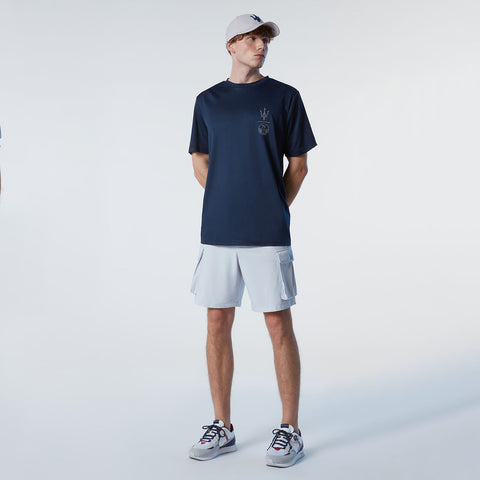 North Sails By Maserati, Navy Recycled Jersey T-Shirt