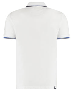 Gaastra, White Leeward Polo With Tipped Detailed