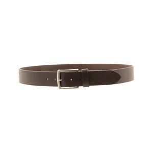 Marina Militare,Brown Plain Leather Belt