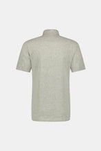 Load image into Gallery viewer, Mcgregor, Lichen Green Regular Fit Short-Sleeved Shirt In Cotton And Linen
