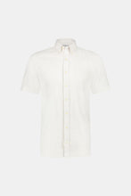 Load image into Gallery viewer, Mcgregor, White Regular Fit Short-Sleeved Shirt In Cotton And Linen

