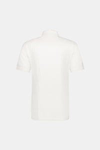 Mcgregor, White Regular Fit Short-Sleeved Shirt In Cotton And Linen