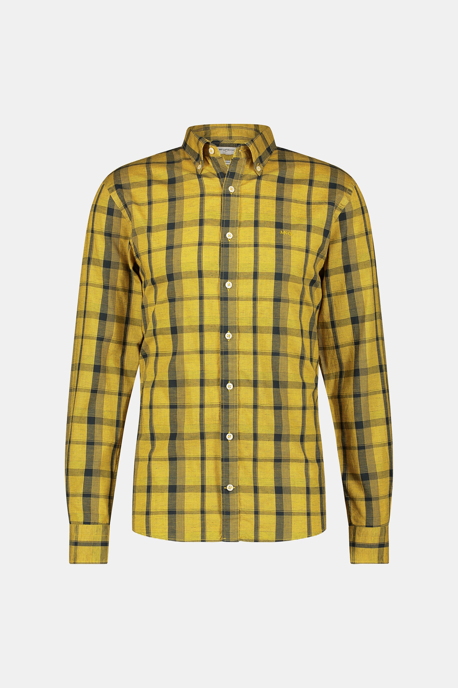 McGregor,Daffodil  Garment Dyed Plaid Shirt