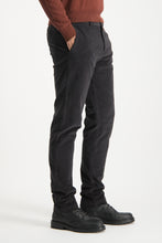 Load image into Gallery viewer, Mcgregor, Black Garmet Dyed Slim Fit Chino With Fine Cord
