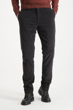Load image into Gallery viewer, Mcgregor, Black Garmet Dyed Slim Fit Chino With Fine Cord
