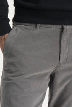 Load image into Gallery viewer, Mcgregor, Grey Garmet Dyed Slim Fit Chino With Fine Cord
