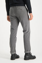 Load image into Gallery viewer, Mcgregor, Grey Garmet Dyed Slim Fit Chino With Fine Cord
