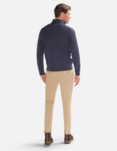 Load image into Gallery viewer, McGregor, Merino Blend  Half Zip Navy Sweater
