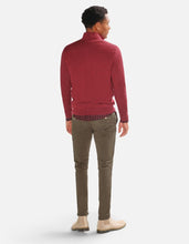 Load image into Gallery viewer, McGregor, Merino Blend  Half Zip Bordeau Sweater
