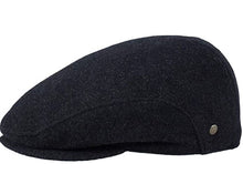 Load image into Gallery viewer, Wegener ,Navy Flat Winter Cap with Ear Flaps
