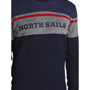 North Sails Striped Round Neck Pull Over