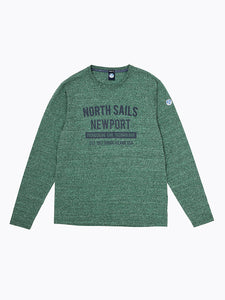 North Sails, Striped Cotton Long Sleeves  T-Shirt