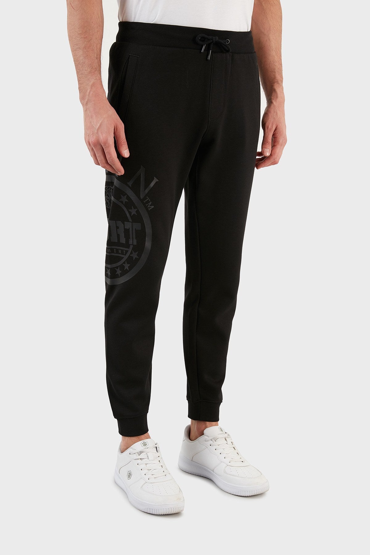 Plein Sport, Black Sweatpants with Logo