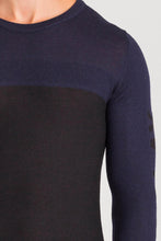 Load image into Gallery viewer, Ice Play, Navy Blue and Black sweater
