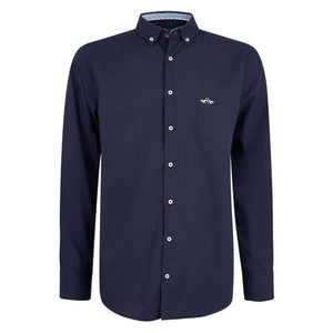 Hv Society Plain  Navy Shirt