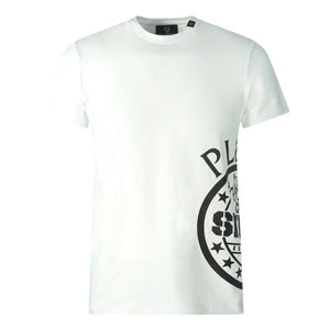 Plein Sport, Side Logo White T-Shirt