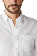 Load image into Gallery viewer, McGregor,White Regular Fit Shirt in Cotton Linen
